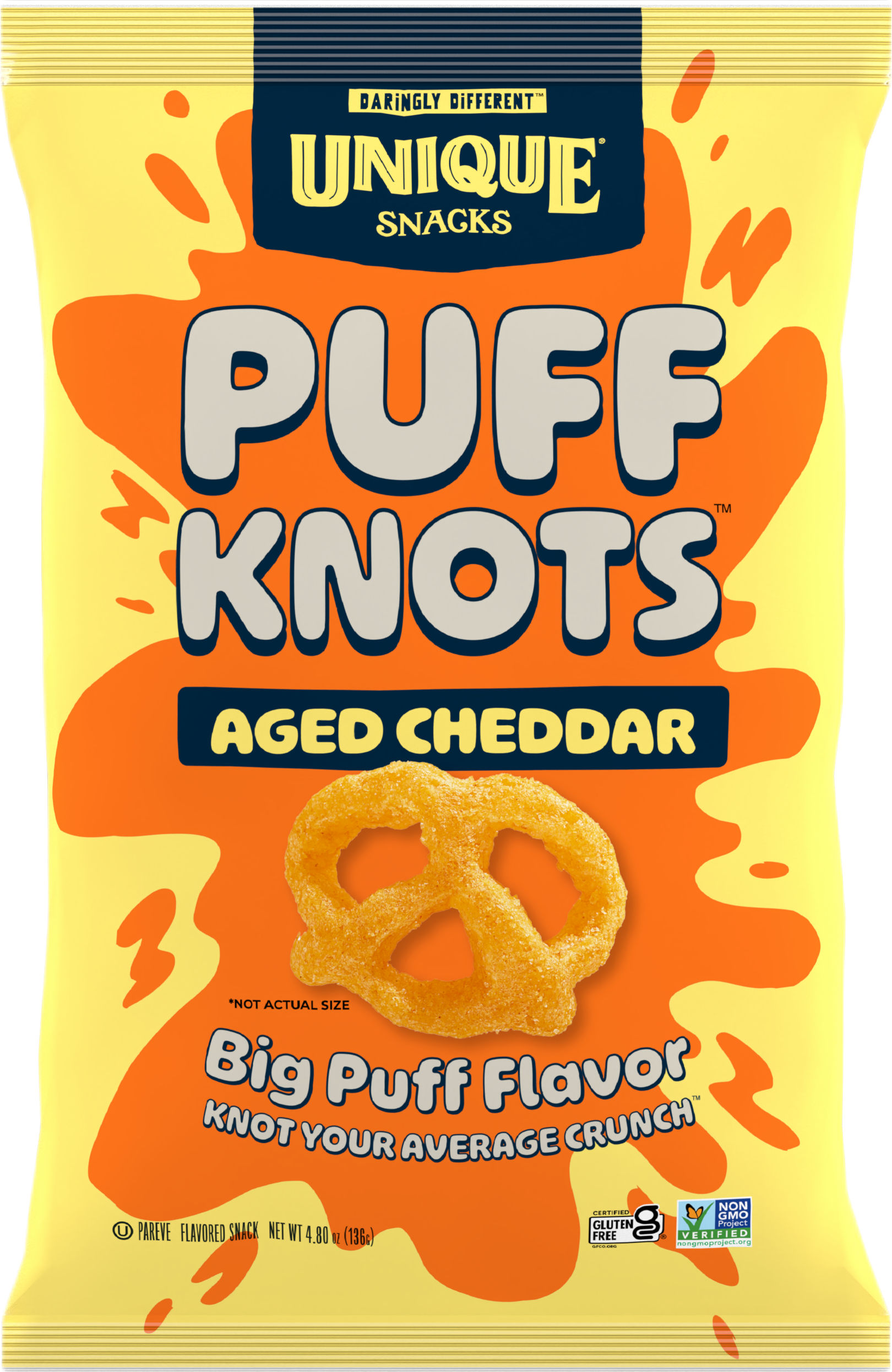 Puff Knots Aged Cheddar